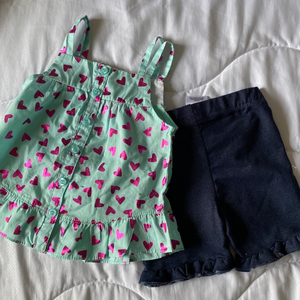 Toddler Girl 2 Piece Summer Set